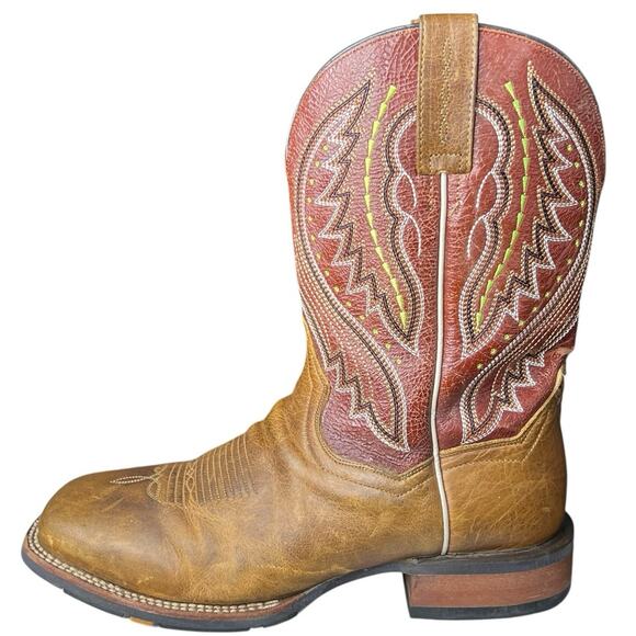 Dan Post Men’s Dugan Brown Western Cowboy Boots Size US 10 D - Picture 3 of 11